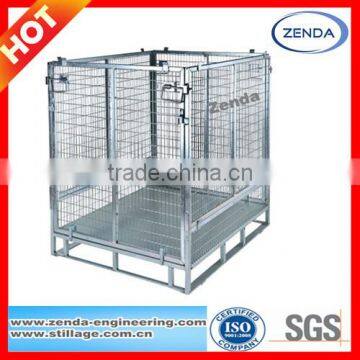 EU Standard Collapsible Metal Storage Wire Mesh Cage