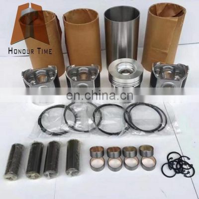 Excavator engine parts Overhaul Kit V3300 full cylinder liner kit Piston Ring  Liner Piston