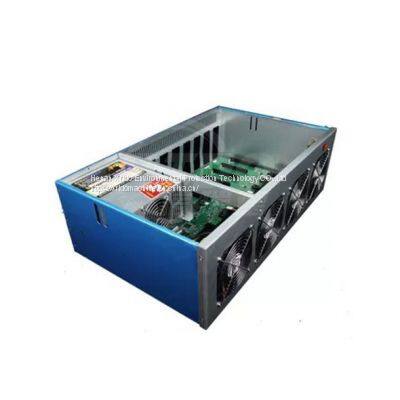 8 GPU Ethereum Miner Machine Built in PSU 1800W with 4GB DDR3 Notebook