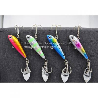 DUUV 20g 30g 40g Rotating Metal VIB vibration Bait Spinner Spoon Fishing Lures Jigs Trout Fishing Hard Baits Tackle