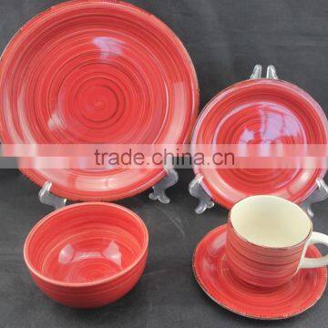 Wholesale White Stoneware Ceramic Dinner Set With Plates Set and Salad Bowl and Mugs photo-2