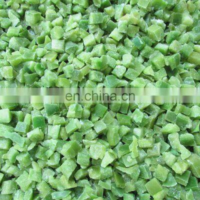 Sinocharm BRC Approved 10*10mm Fresh Crisp IQF Frozen Green Pepper Dice photo-5