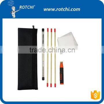 Cleaning kit with strong rods in bag, gun cleaning kit, gun accessories