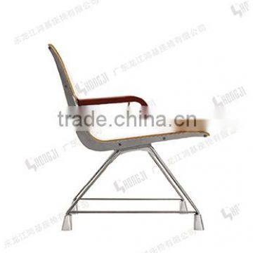 Popular Aluminium alloy waiting chair airport chair H60B-3-V for public seating