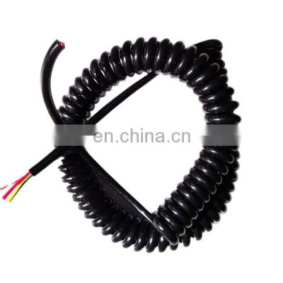 7 17 19 21 26 Cores Spring Spiral Cable for CNC Handheld Encoder Manual Pulse Generator