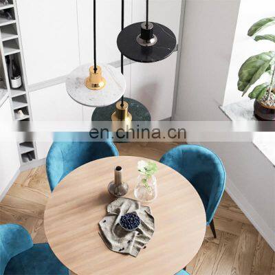 Nordic Simple New Concrete Marble Lantern Design Lighting Golden Cafe Restaurant Post Pendant Lamp