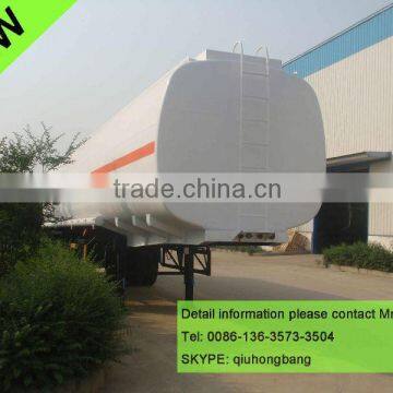 China carbon steel 40000-60000L 3 axles tanker semi trailer with air suspension 0086-13635733504