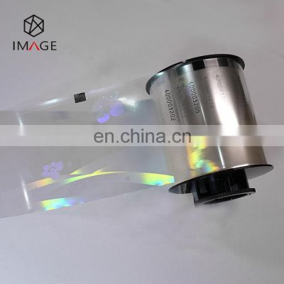 Transparent Customised Holographic Thermal Transfer Ribbon for ID Card Surface Use