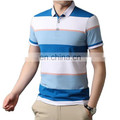 Wholesale high quality polo T-shirts for Men custom pattern logo premium designs comfortable fitting OEM ODM