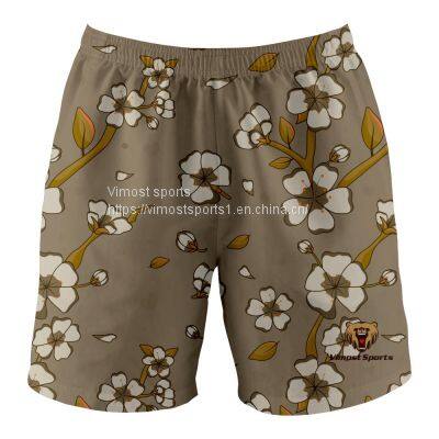 Fashionable Custom Sublimation Shorts of Flower Pattern
