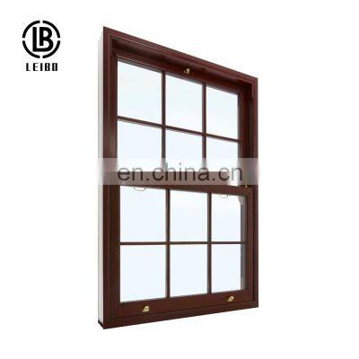 simple comfort style aluminum double hung sliding window