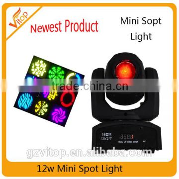 DJ lighting mini movingheads light 15W led mini moving lights , dj lighting spot