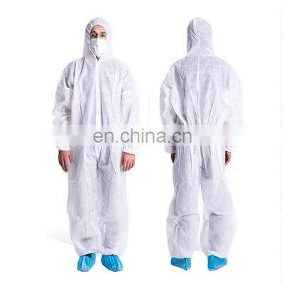 Nonwoven Disposable Coverall Microporous Film Coating Over PP Layer Seam Sealing Strips photo-2