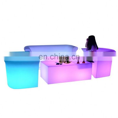 indoor outdoor led bar tables and chairs sofa set furniture tables and chairs for events hookah lounge furniture smart sofa set