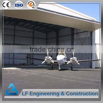 Good quality low cost arched steel aircraft hangar