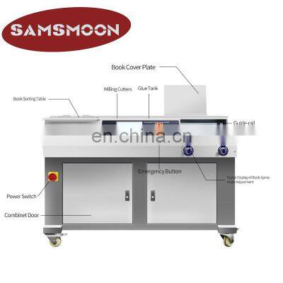 New Product 320Mm Dual-Mode Operation Hot Glue Firm Binding Perfect Binder Machine