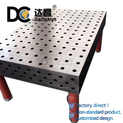 3D welding table clamping system with welding jigs