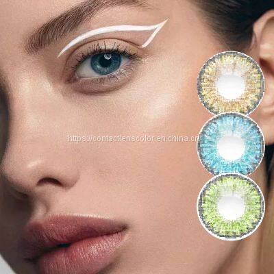 OEM Natural Fresh Color Contact Lenses Prescription Wholesale Fashion Gray Contact Lens