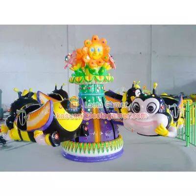 Zhongshan Tai Le Amusement Guangdong FRP Children's Machinery Class of Small and Medium-sized Indoor and Outdoor Waterproof Hydraulic Pneumatic Lift Rotation Small Aircraft Rotation photo-3