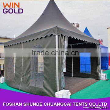 Professional tent manufacturer China 5x5m custom military tent pagoda tent for event