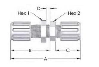 PFA straight plate joint SUPA