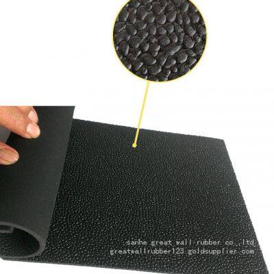 Pebbled leather