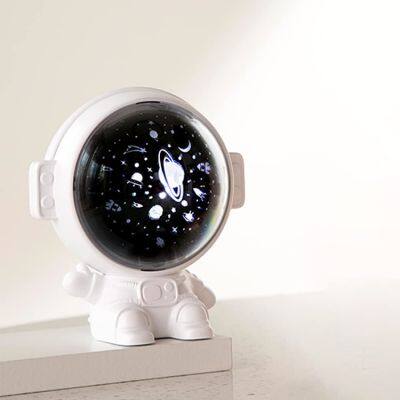 High Quality Rechargeable Mini Cute Music Projector Astronaut Galaxy Projector Star Night Light Baby Star Night Lamp for Kids