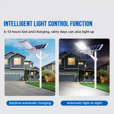 High Lumen Streetlight Waterproof Ip65 Outdoor Die-cast Aluminum SMD3030 100w 150w Solar Led Street Light photo-5