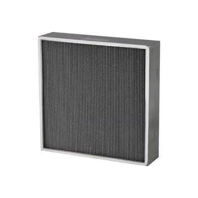 350°C High temperature resistance stainless steel frame panel deep pleated HEPA filter Manufacturer