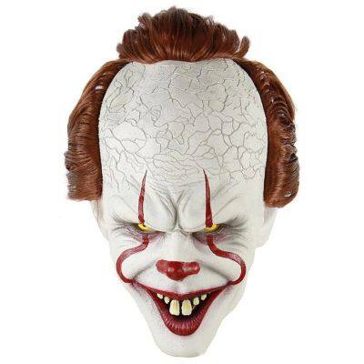 Pennywise Clown Mask Halloween Horror Theme Stephen King's It Cosplay Clown Props Latex Masks