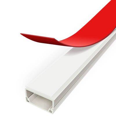 PVC Trunking with Sticker Adhesive Cable Duct