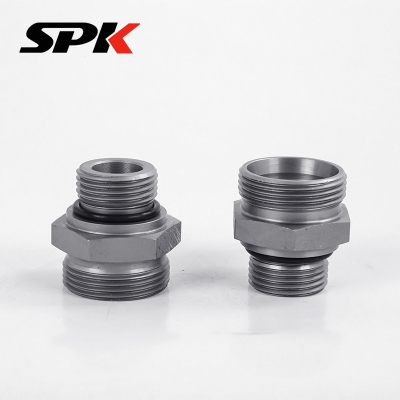 Hydraulic Transition Fitting, American Standard 1CO & 1DO Series Threaded Hydraulic Oil Tube Straight Fitting, Stainless Steel photo-4