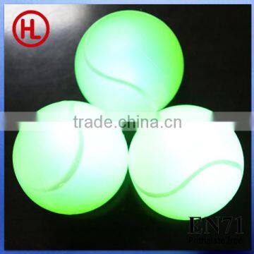 TPR LED glowing bouncing ball (tennis ball design)