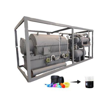 Eco-friendly Small Scale Plastic Pyrolysis Machine Waste Plastic to Fuel & Carbon Black Thermal Decomposition Equipment photo-3