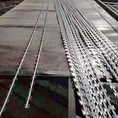 Espirais de Arame Farpado Concertina com Diâmetro de 450mm para Uso Militar