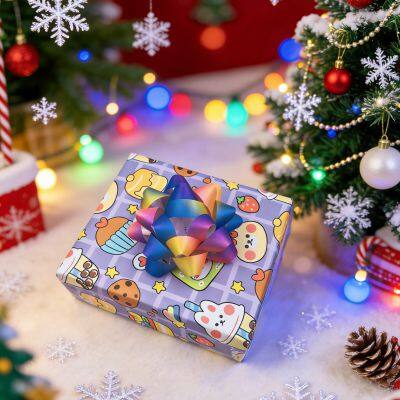 Gradient Star Gift Bows Manufacturer - Custom Ribbon Pull Bows photo-4