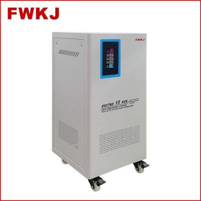 Industrial Grade 15kVA 3-Phase Automatic Voltage Regulator With Servo Motor Control photo-2