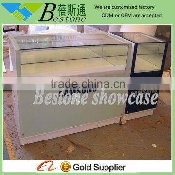 Used glass showcase cell counter price