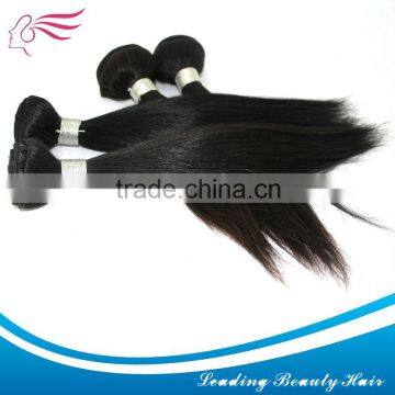 Wholesale natural wave virgin/remy Indian hair weft/weaving