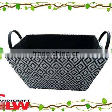 2015 rectangle storage basket for fruit basket and bread basket made of pper