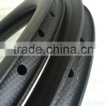 23mm Width Child Bike Rim 3k Matte Finish 38mm 451mm Clincher Carbon Rim photo-5