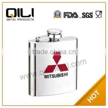 3oz stainless steel mini hip flask flagon