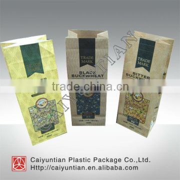 custom side gusset tea packaging bags