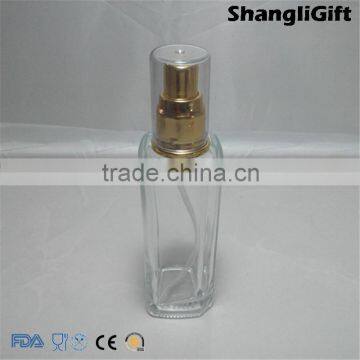 Glass Bottle For Perfume 110ml With Pump Sprayer Clear Cap