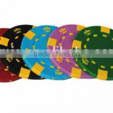 colored cheap custom plastic poker chips with logo printing