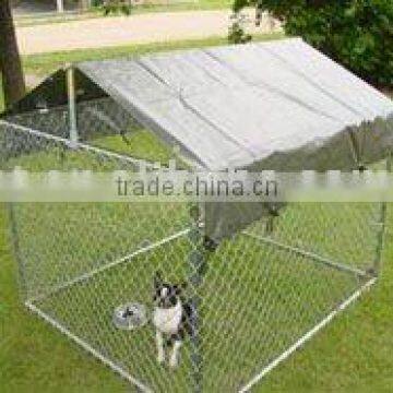 metal pet dog cage crate kennel with cover