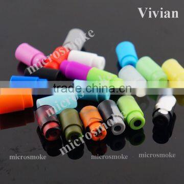 Best quality 510 drip tip velocity rda colourful silicone drip tip wholesale