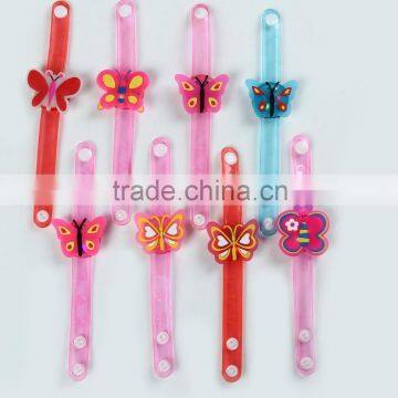 Butterfly 3D nice pink party supplies led flashing bracelet