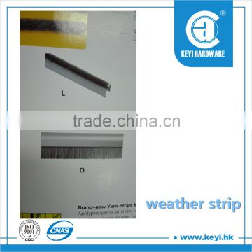 2015 HOT wool pile weather strip / mohair weather strip / rubber weather strip factory price