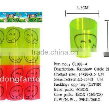 Transparent Smile Magic Toy C1088-4 Rainbow spring